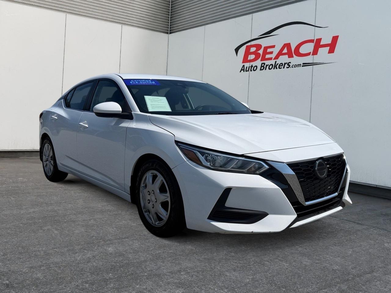 2021 Nissan Sentra S, APPLE CARPLAY/ANDROID AUTO, BACKUP CAMERA, POWER MIRRORS, BLUETOOTH, BLIND SPOT WARNING, TRACTIONAL CONTROL, CRUISE CONTROL, REAR DOOR ALERT, CLEAN CARFAX, ONLY 1 OWNER, THIS IS A SUPER RELIABLE AND AFFORDABLE CAR!