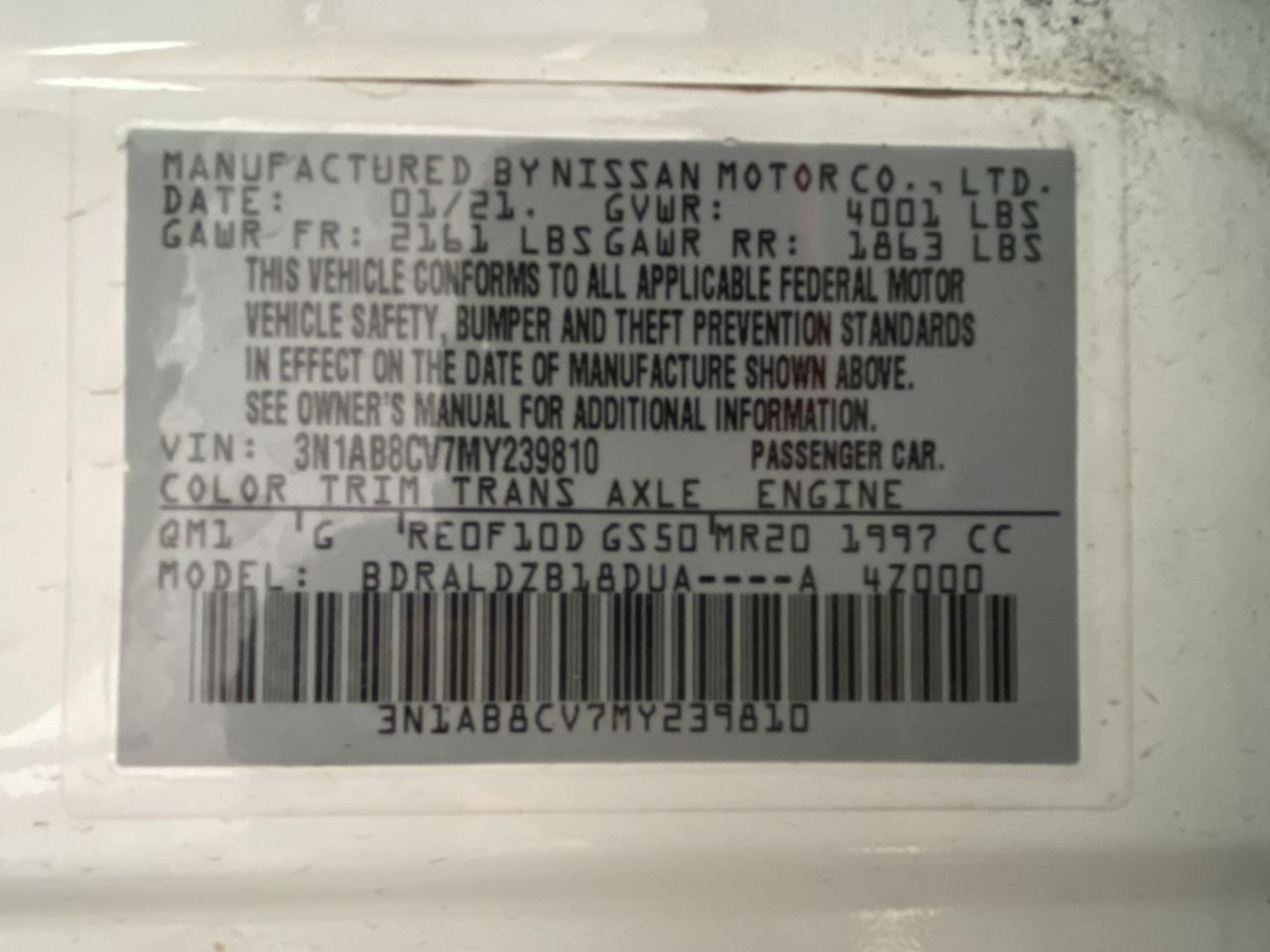 2021 Nissan Sentra SV Richmond Hill NY