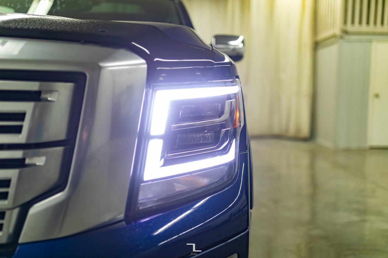 2021 Nissan Titan 4x4 Crew Cab Platinum Reserve Leather Roof Nav Red Deer AB