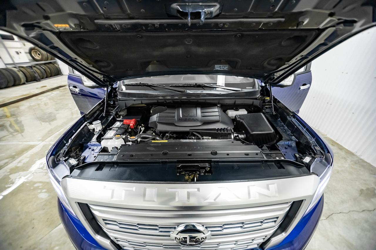 2021 Nissan Titan 4x4 Crew Cab Platinum Reserve Leather Roof Nav Red Deer AB