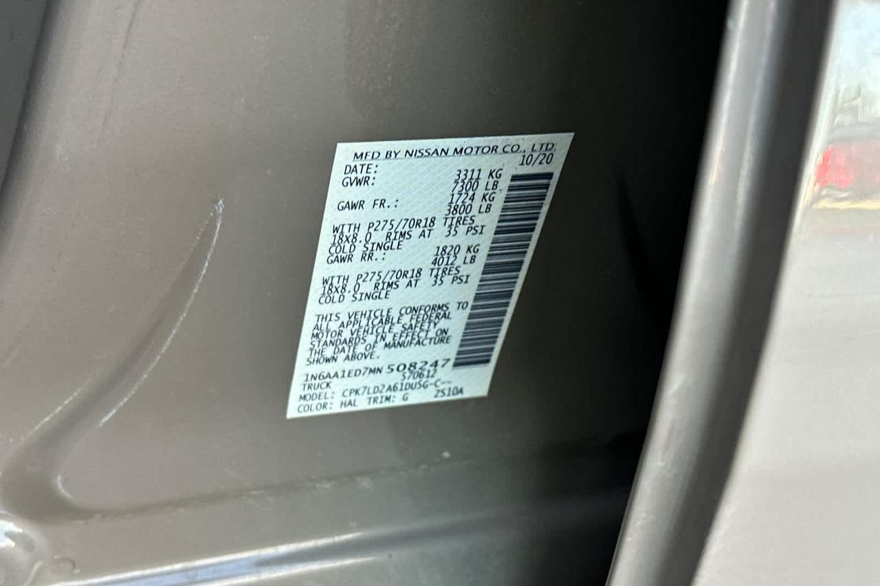 2021 Nissan Titan PRO-4X Roseville CA