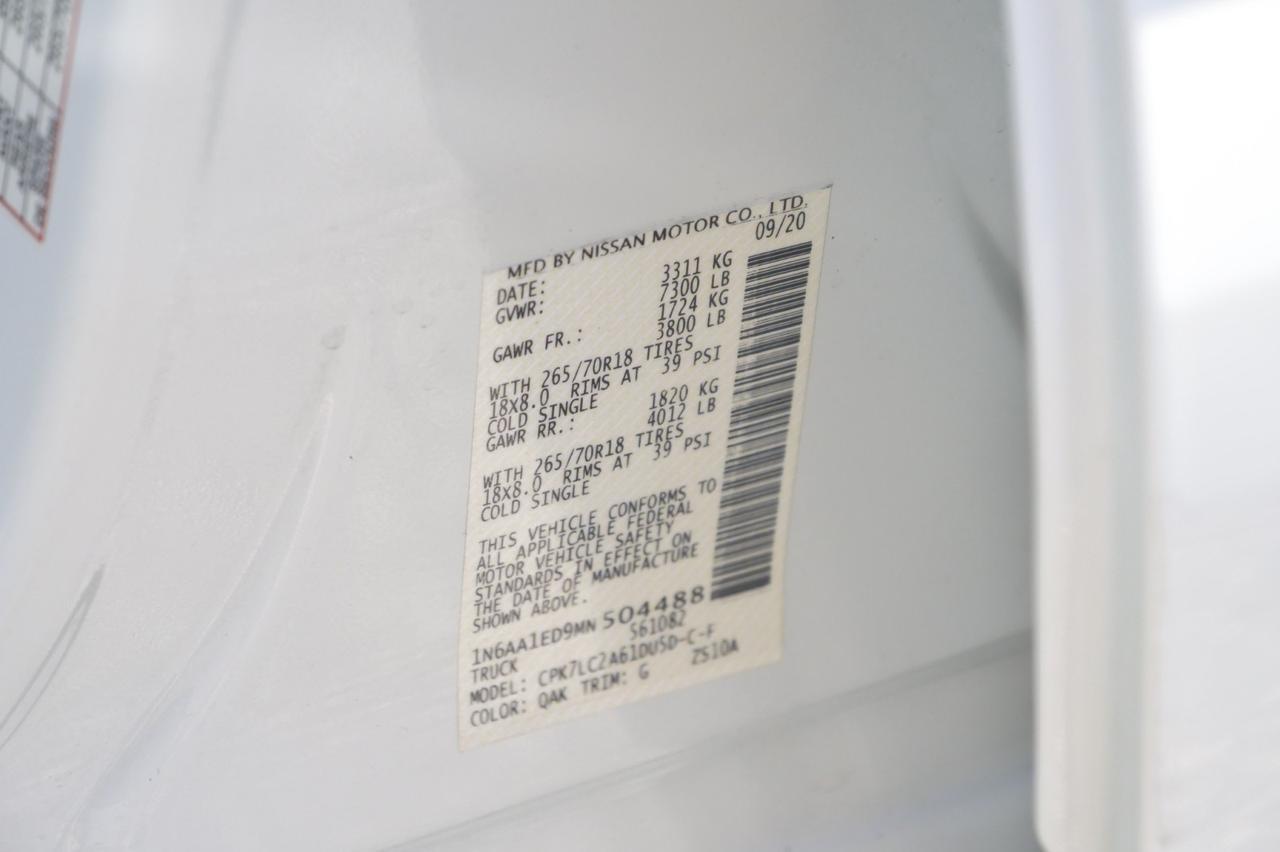 2021 Nissan Titan SV 4X4 / Convenience Package / Utility Package! Lincolnton NC