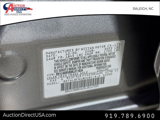2021 Nissan Versa 1.6 S Raleigh NC