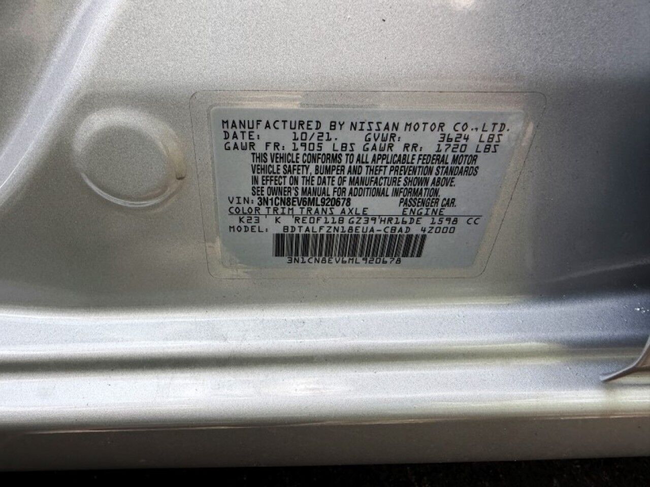 2021 Nissan Versa SV Miramar FL