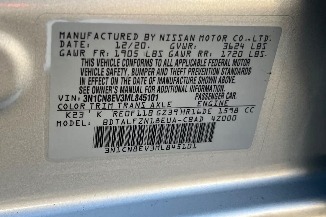 2021 Nissan Versa SV Roseville CA