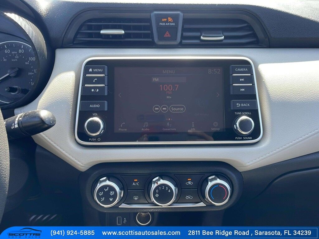 2021 Nissan Versa SV~ACCIDENT AVOIDANCE SYSTEMS~BLIND SPOT WARNING~BLUETOOTH~CRUISE CONTROL~PUSH-BUTTON START~REARAVIEW CAMERA Sarasota FL