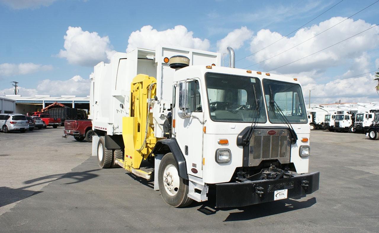 2021 Peterbilt 520 20 Yard GS-Products Side Loader Garbage Truck Tampa FL