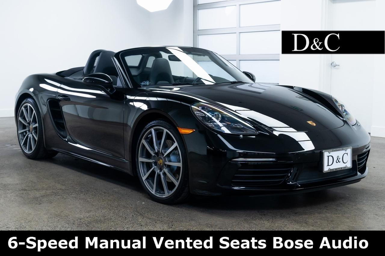 2021 Porsche 718 Boxster 6-Speed Manual Vented Seats Bose Audio Portland OR