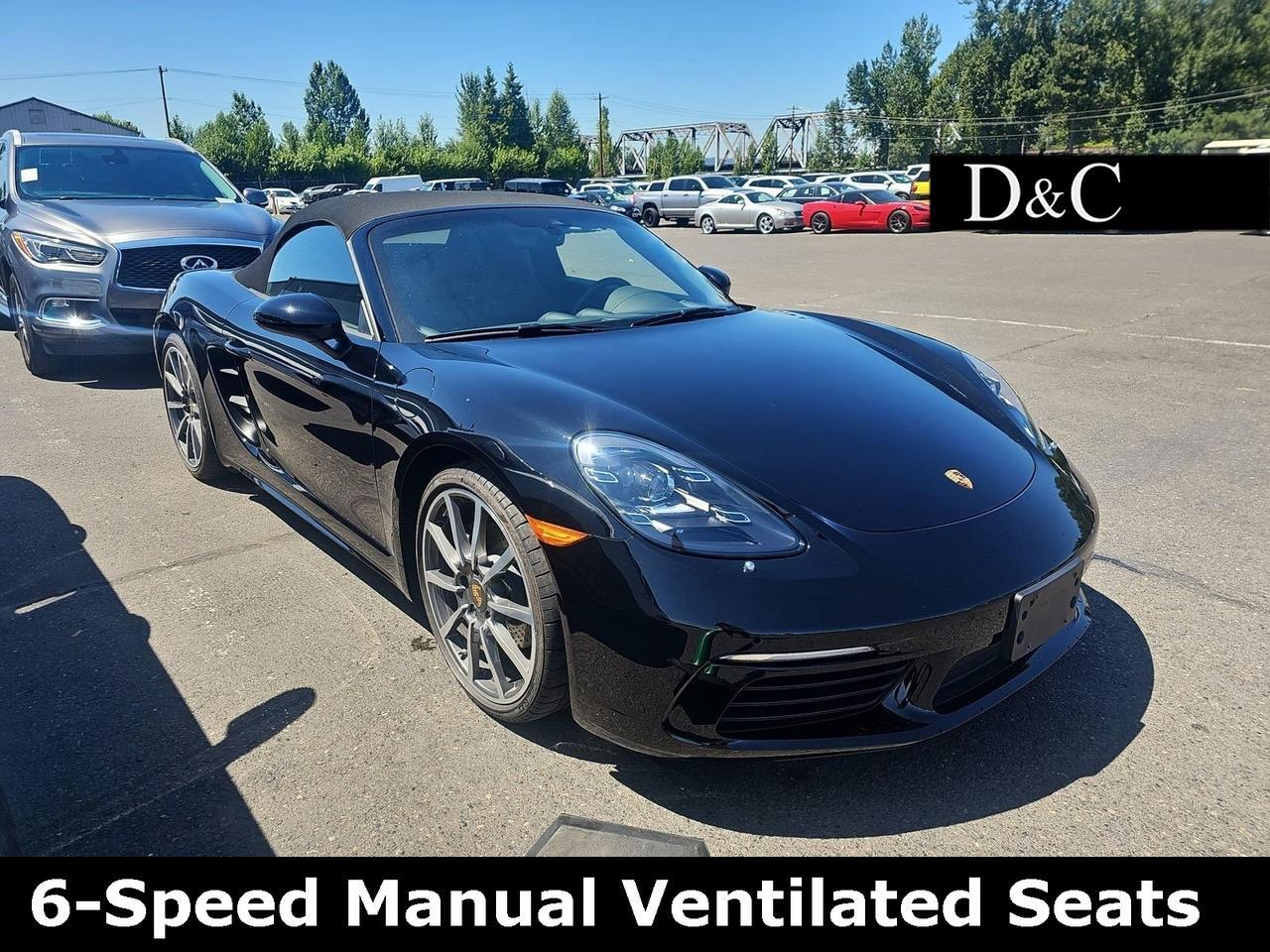 2021 Porsche 718 Boxster 6-Speed Manual Ventilated Seats Portland OR