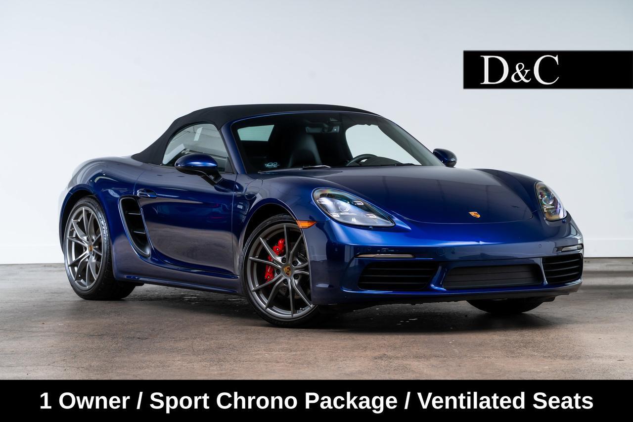 2021 Porsche 718 Boxster S Sport Chrono Package / Ventilated Seats