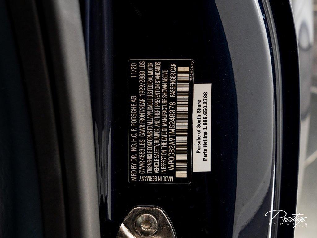 2021 Porsche 911 Carrera 4S Cabriolet North Miami Beach FL