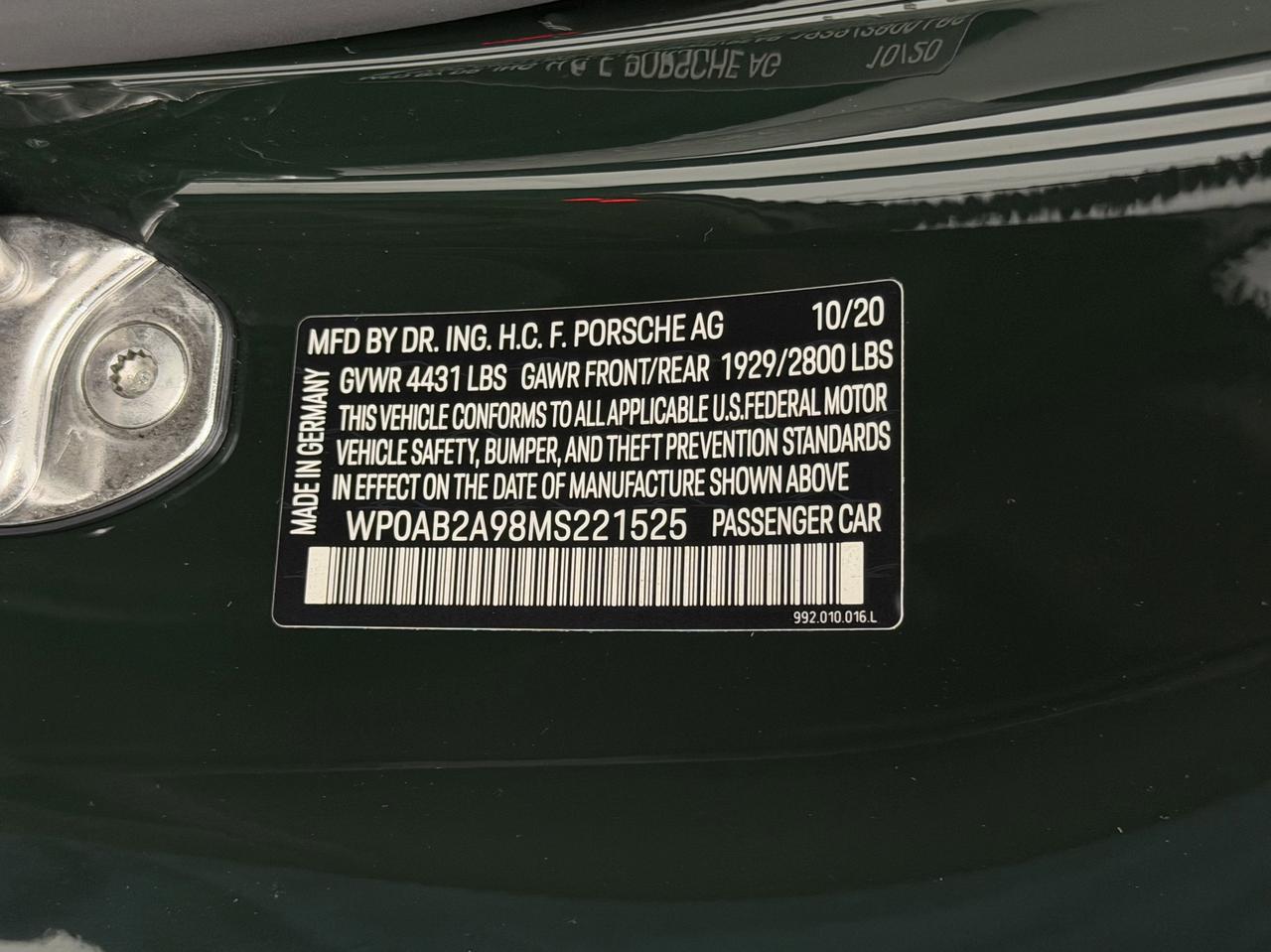 2021 Porsche 911 Carrera 4S Newark DE