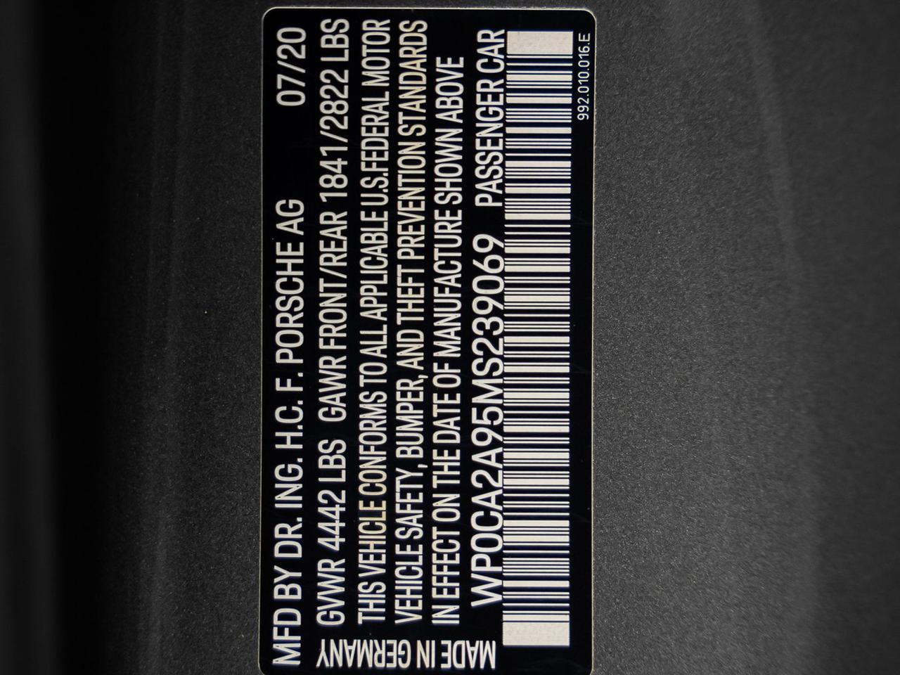2021 Porsche 911 Carrera Ft Lauderdale FL