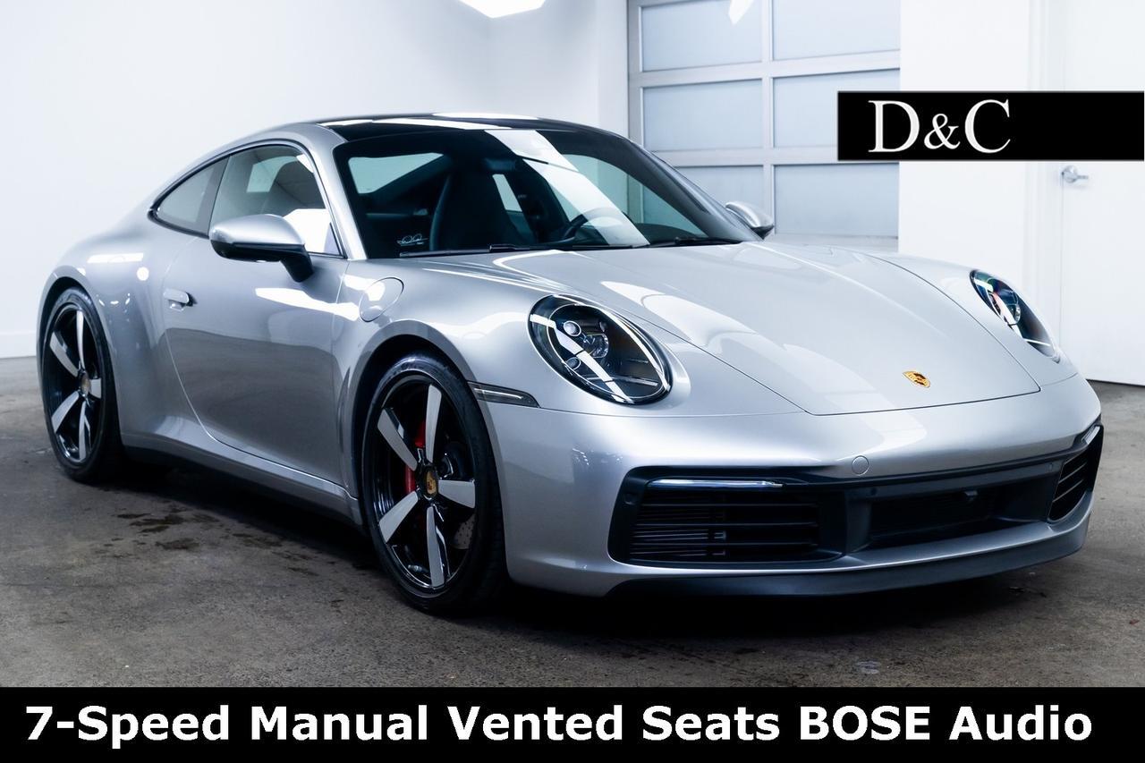 2021 Porsche 911 Carrera S 7-Speed Manual Vented Seats BOSE Audio