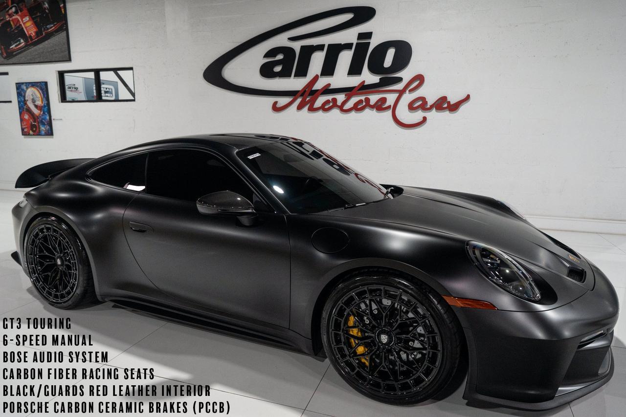2021 Porsche 911 GT3 Touring 6-SPEED MANUAL! PCCB, carbon buckets, Bose audio AND MUCH MORE!!
