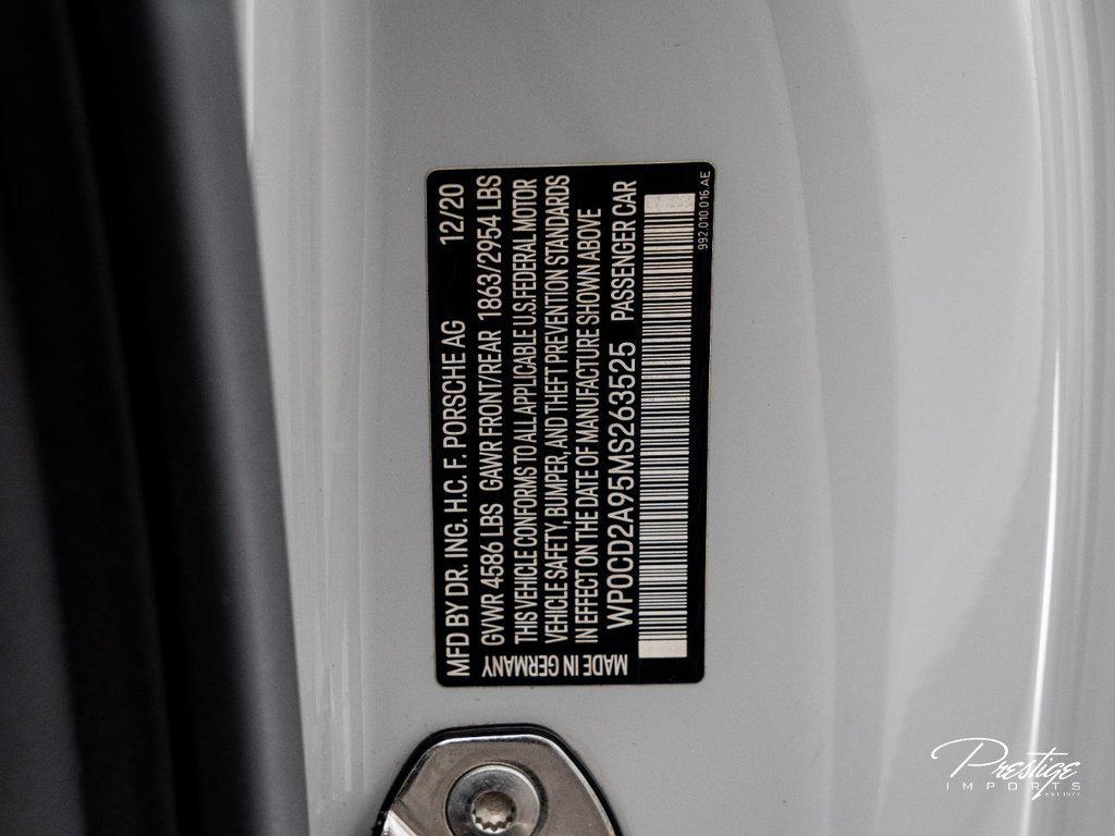 2021 Porsche 911 Turbo S Cabriolet North Miami Beach FL