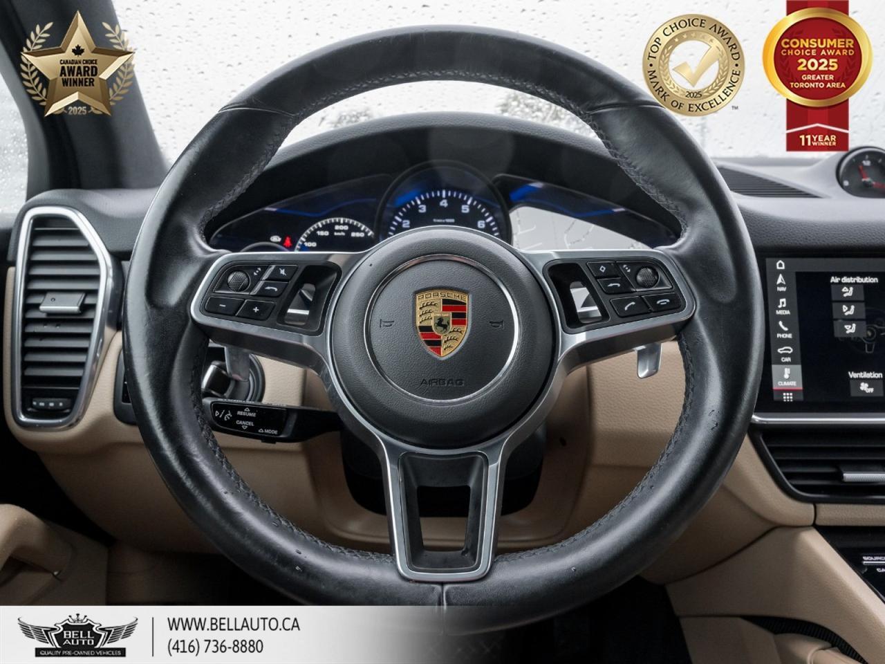 2021 Porsche Cayenne PREMIUMPLUSPKG, 360CAM, PANO, BACKUPCAM, B.SPOT, BOSESOUND, PARKINGDISTANCECONTROL Toronto ON