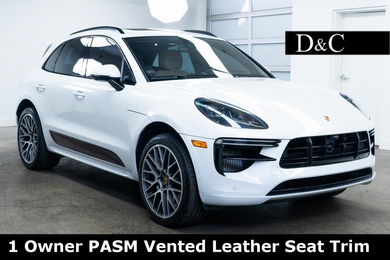 2021 Porsche Macan Turbo 1 Owner PASM Vented Leather Seat Trim Portland OR