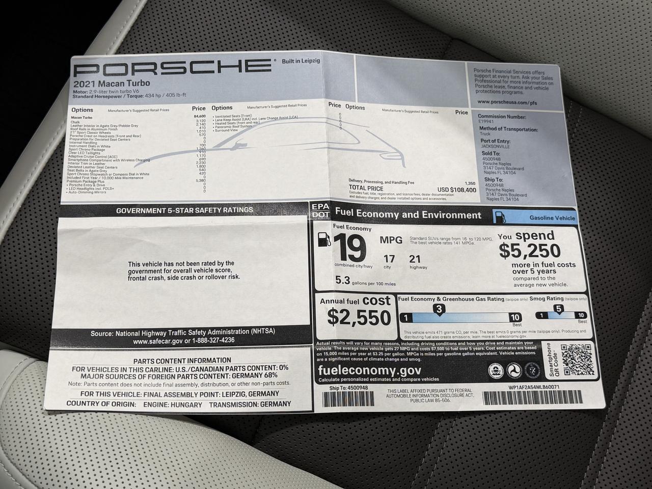 2021 Porsche Macan Turbo Newark DE
