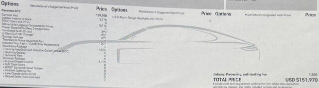 2021 Porsche Panamera GTS ($151,970 MSRP!) *ONLY 14,000 MILES* *1-OWNER SINCE NEW* San Diego CA
