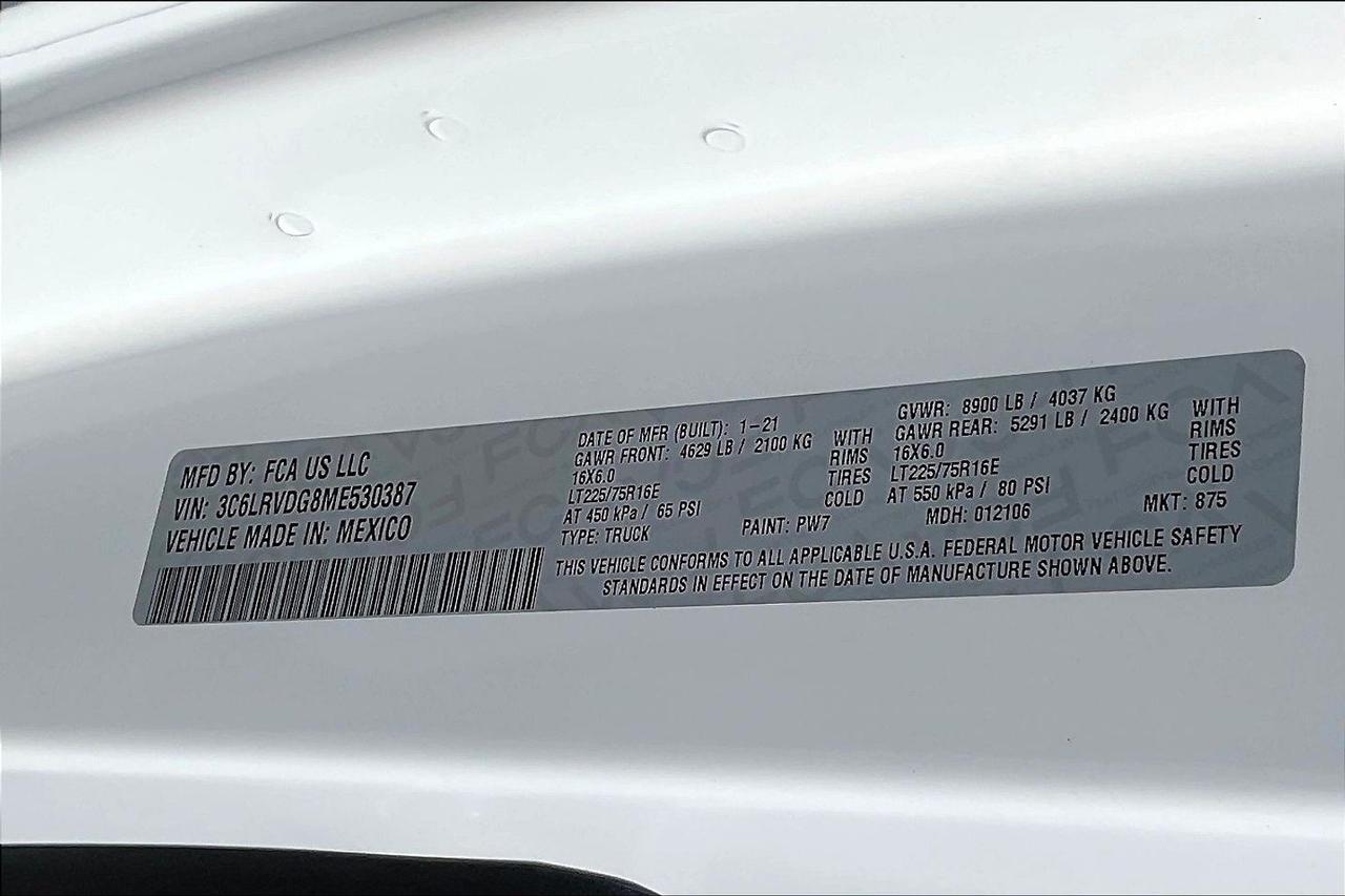2021 RAM PROMASTER 2500 2500 HIGH Houston TX