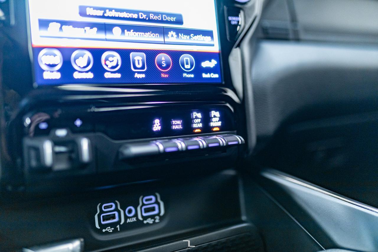 2021 Ram 1500 4x4 Crew Cab Sport Leather Nav BCam Level Kit Red Deer AB