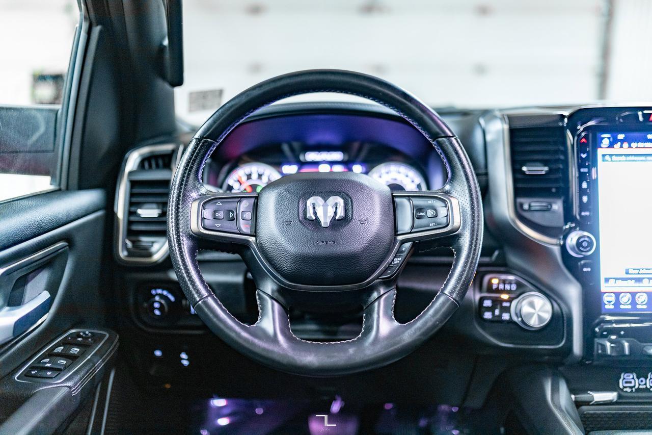 2021 Ram 1500 4x4 Crew Cab Sport Leather Nav BCam Level Kit Red Deer AB