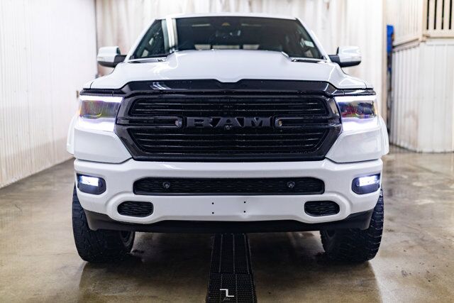 2021 Ram 1500 4x4 Crew Cab Sport Leather Roof Nav 4" Lift Kit Red Deer AB