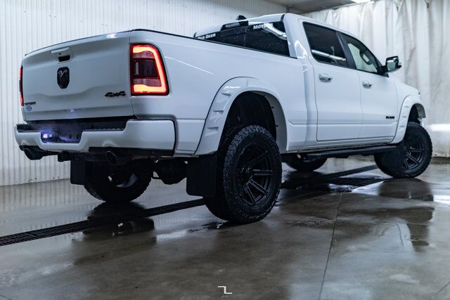 2021 Ram 1500 4x4 Crew Cab Sport Leather Roof Nav 4" Lift Kit Red Deer AB