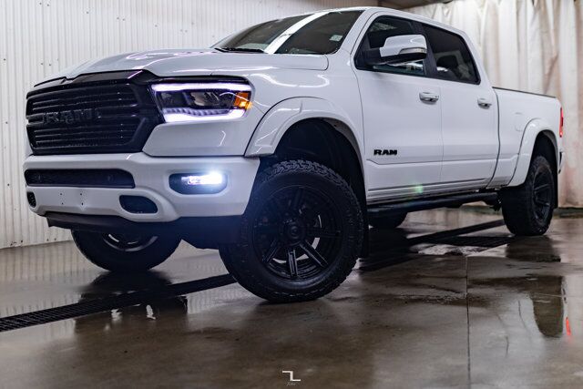 2021 Ram 1500 4x4 Crew Cab Sport Leather Roof Nav 4" Lift Kit Red Deer AB