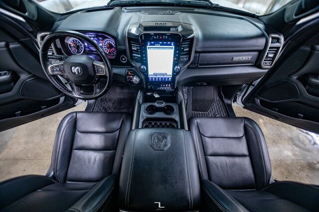 2021 Ram 1500 4x4 Crew Cab Sport Leather Roof Nav 4" Lift Kit Red Deer AB