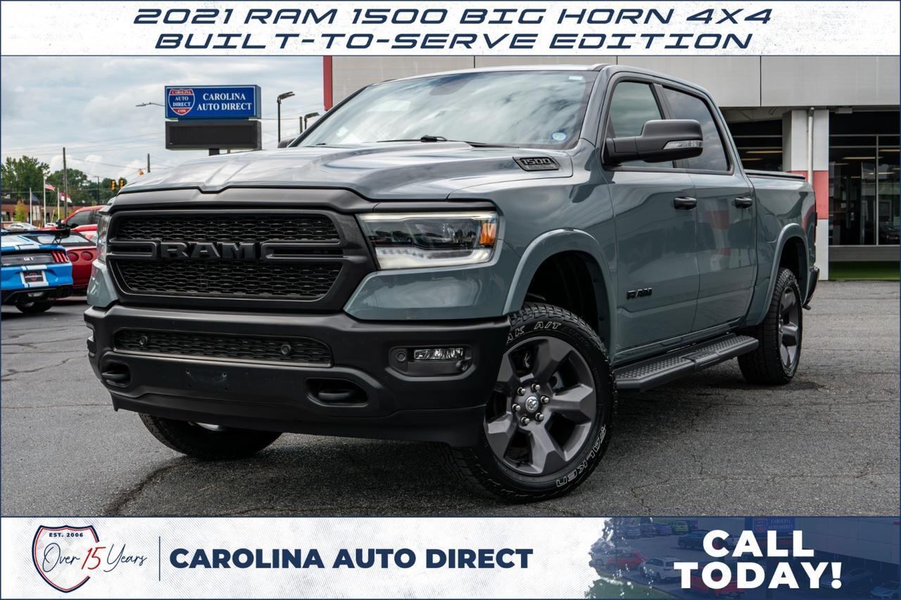 2021 Ram 1500 Big Horn 4X4 / Built-To-Serve Edition / Level 2 Equipment! Lincolnton NC