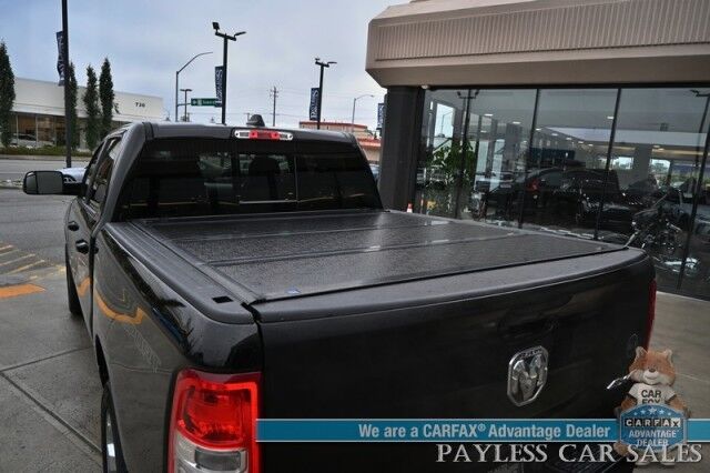 2021 Ram 1500 Big Horn / 4X4 / Crew Cab / 5.7L V8 HEMI / Sport Appearance Pkg / Heated Cloth Seats & Steering Wheel / Auto Start / Lane Departure & Collision Alert / Apple CarPlay & Android Auto / Tonneau Cover / Tow Pkg / 1-Owner Anchorage AK