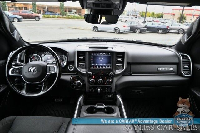 2021 Ram 1500 Big Horn / 4X4 / Crew Cab / 5.7L V8 HEMI / Sport Appearance Pkg / Heated Cloth Seats & Steering Wheel / Auto Start / Lane Departure & Collision Alert / Apple CarPlay & Android Auto / Tonneau Cover / Tow Pkg / 1-Owner Anchorage AK