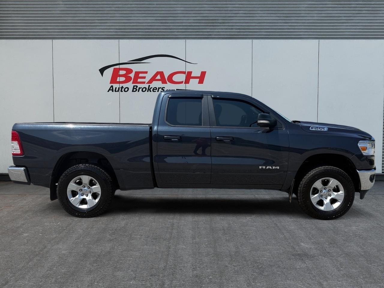 2021 Ram 1500 Big Horn, APPLE CARPLAY/ANDROID AUTO, HEATED SEATS, HEATED STEERING WHEEL, BACKUP CAMERA, UNIVERSAL GARAGE DOOR OPENER, TOW PACKAGE, TOW HOOKS, POWER FOLDING MIRRORS, POWER SLIDING REAR WINDOW, TRUCKS THIS CLEAN DON'T LAST LONG! Norfolk VA