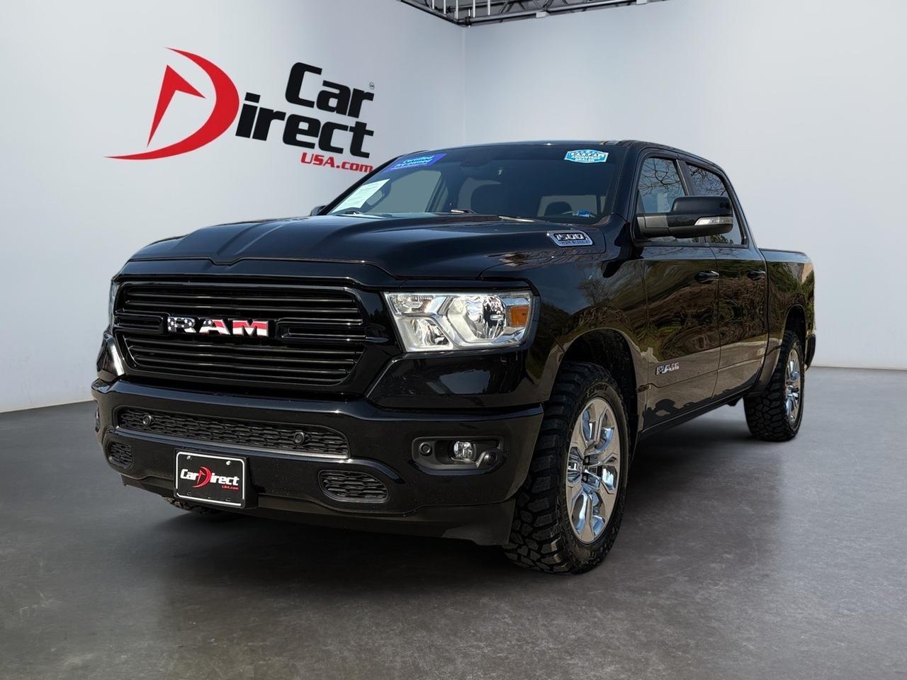 2021 Ram 1500 Big Horn, AUTO START/STOP, TOW PACKAGE, HEATED STEERING WHEEL & SEATS, APPLE CARPLAY/ANDROID AUTO, REMOTE START, GO BIG IN THIS RAM BIG HORN!