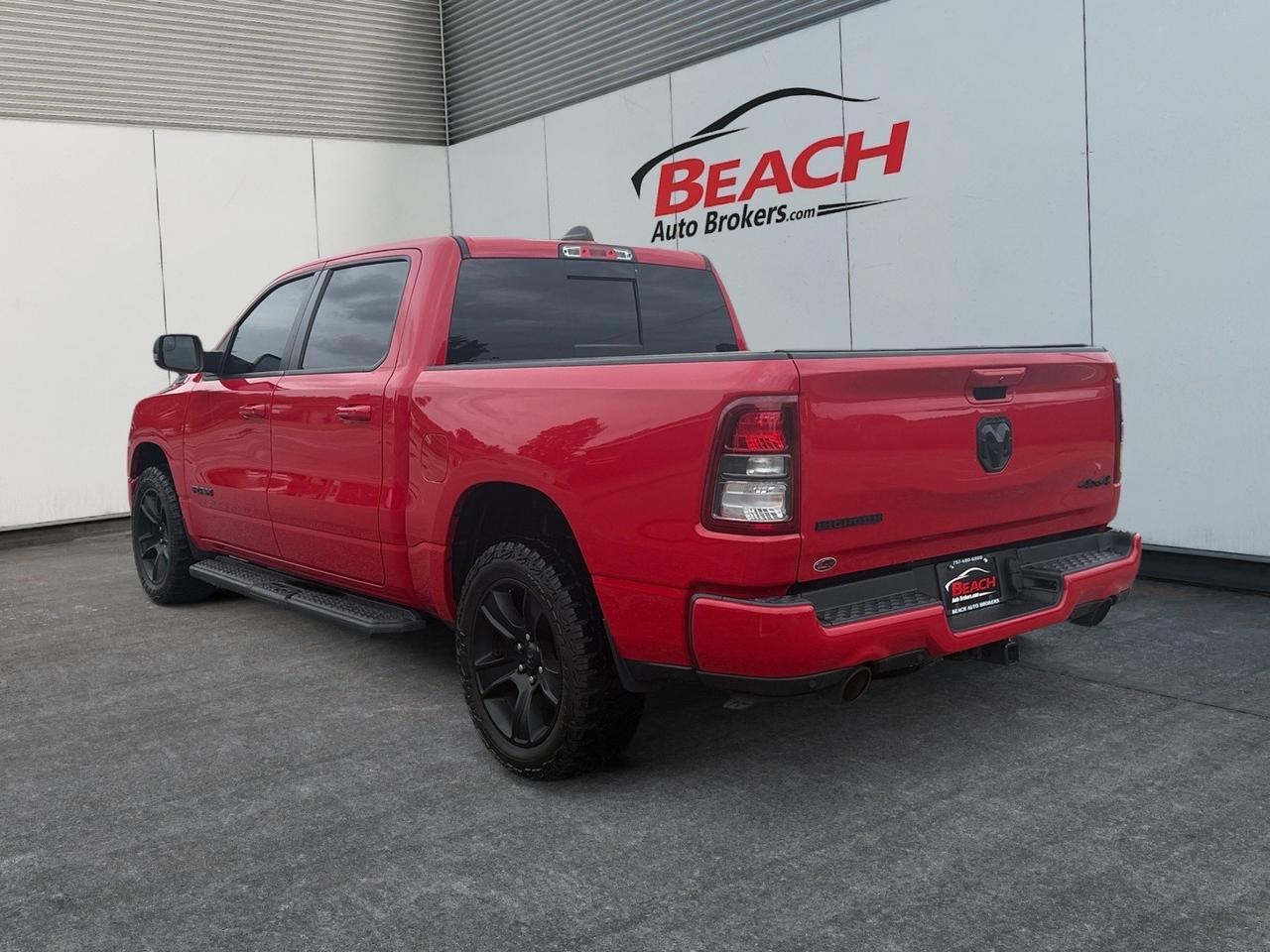 2021 Ram 1500 Big Horn, HEATED SEATS, HEATED STEERING WHEEL, APPLE CARPLAY/ANDROID AUTO, POWER SLIDING REAR WINDOW, POWER FOLDING MIRRORS, REMOTE START, BLUETOOTH, BED LINER, TOW PACKAGE, POWER ADJUSTABLE PEDALS, CLEAN CARFAX! Norfolk VA