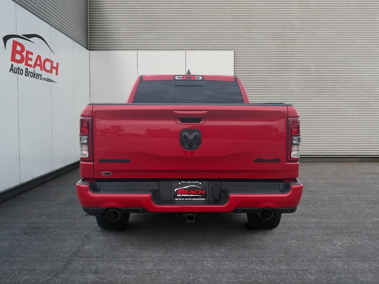 2021 Ram 1500 Big Horn, HEATED SEATS, HEATED STEERING WHEEL, APPLE CARPLAY/ANDROID AUTO, POWER SLIDING REAR WINDOW, POWER FOLDING MIRRORS, REMOTE START, BLUETOOTH, BED LINER, TOW PACKAGE, POWER ADJUSTABLE PEDALS, CLEAN CARFAX! Norfolk VA