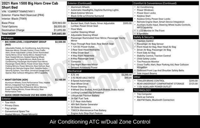 2021 Ram 1500 Big Horn/Lone Star Raleigh NC