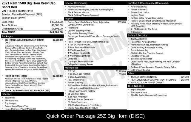 2021 Ram 1500 Big Horn/Lone Star Raleigh NC