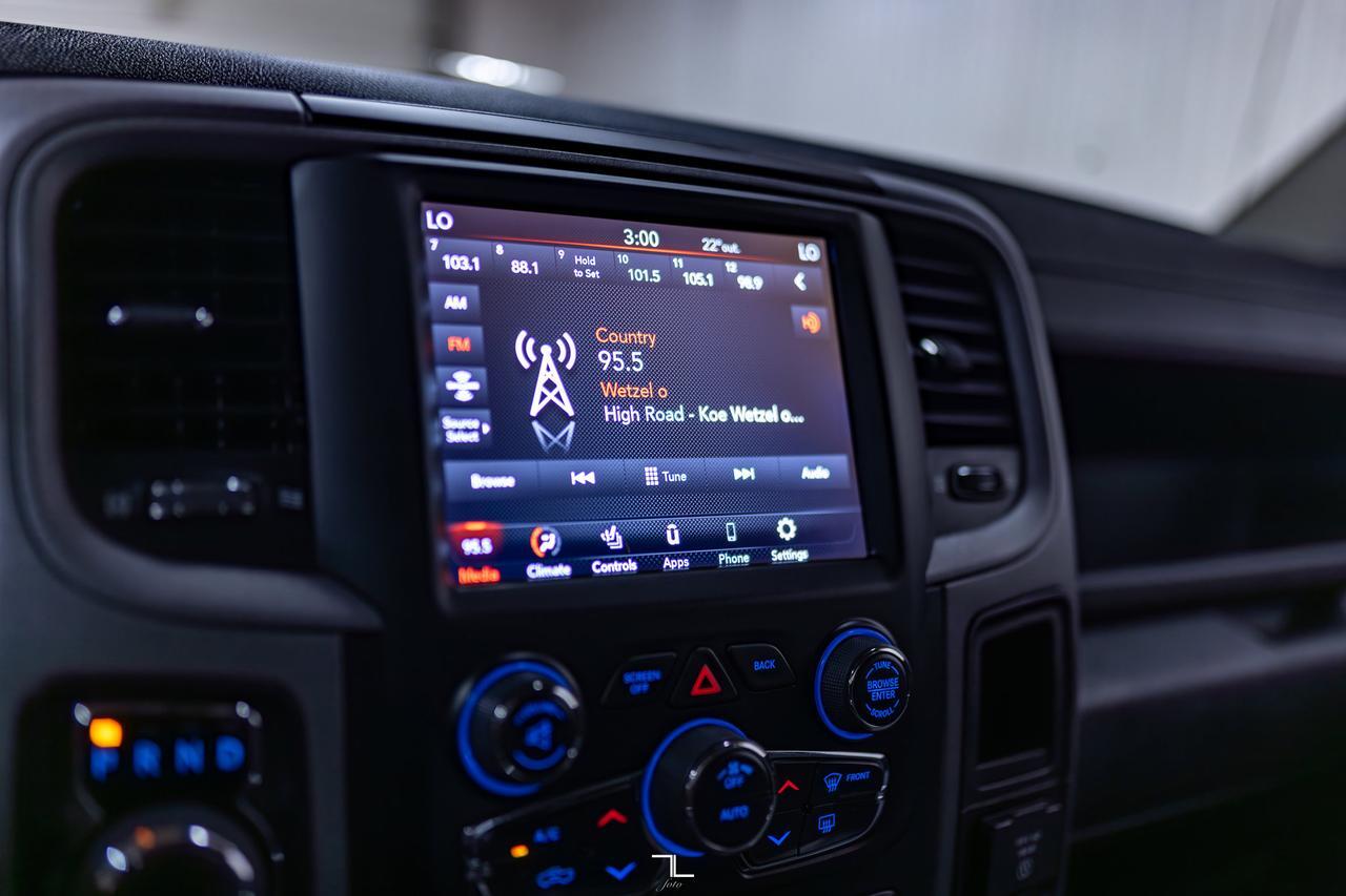 2021 Ram 1500 Classic 4x4 Crew Cab Express Night Edition PSeat BCam Red Deer AB
