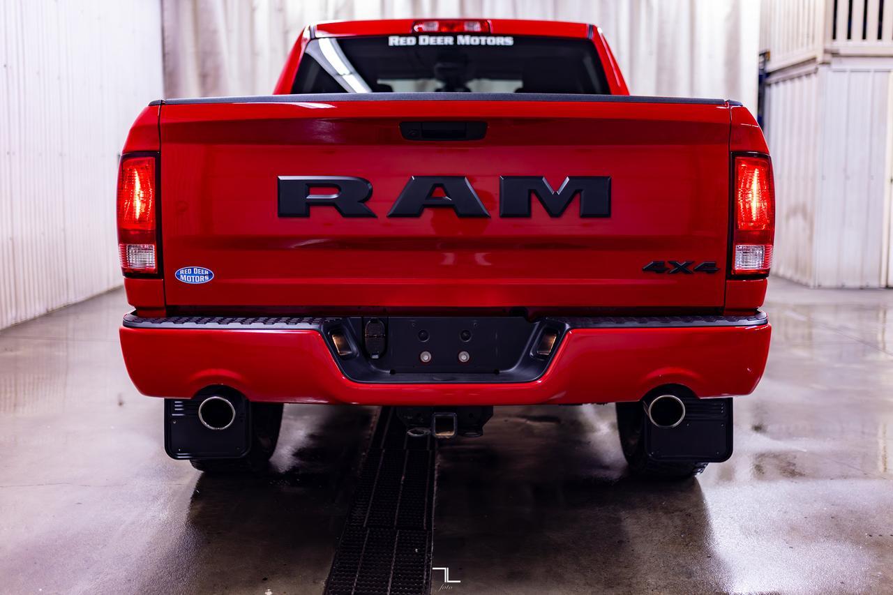 2021 Ram 1500 Classic 4x4 Crew Cab Express Night Edition PSeat BCam Red Deer AB