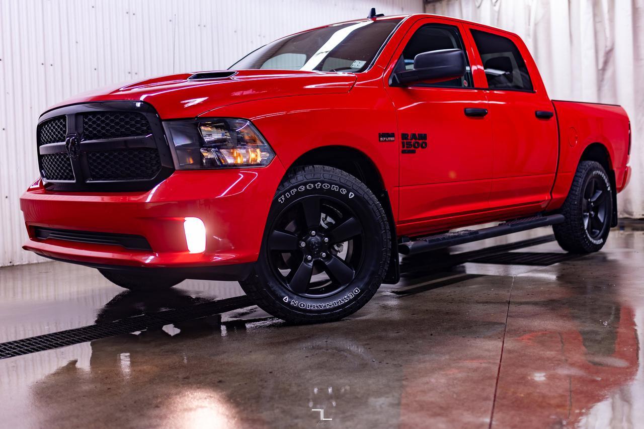 2021 Ram 1500 Classic 4x4 Crew Cab Express Night Edition PSeat BCam Red Deer AB