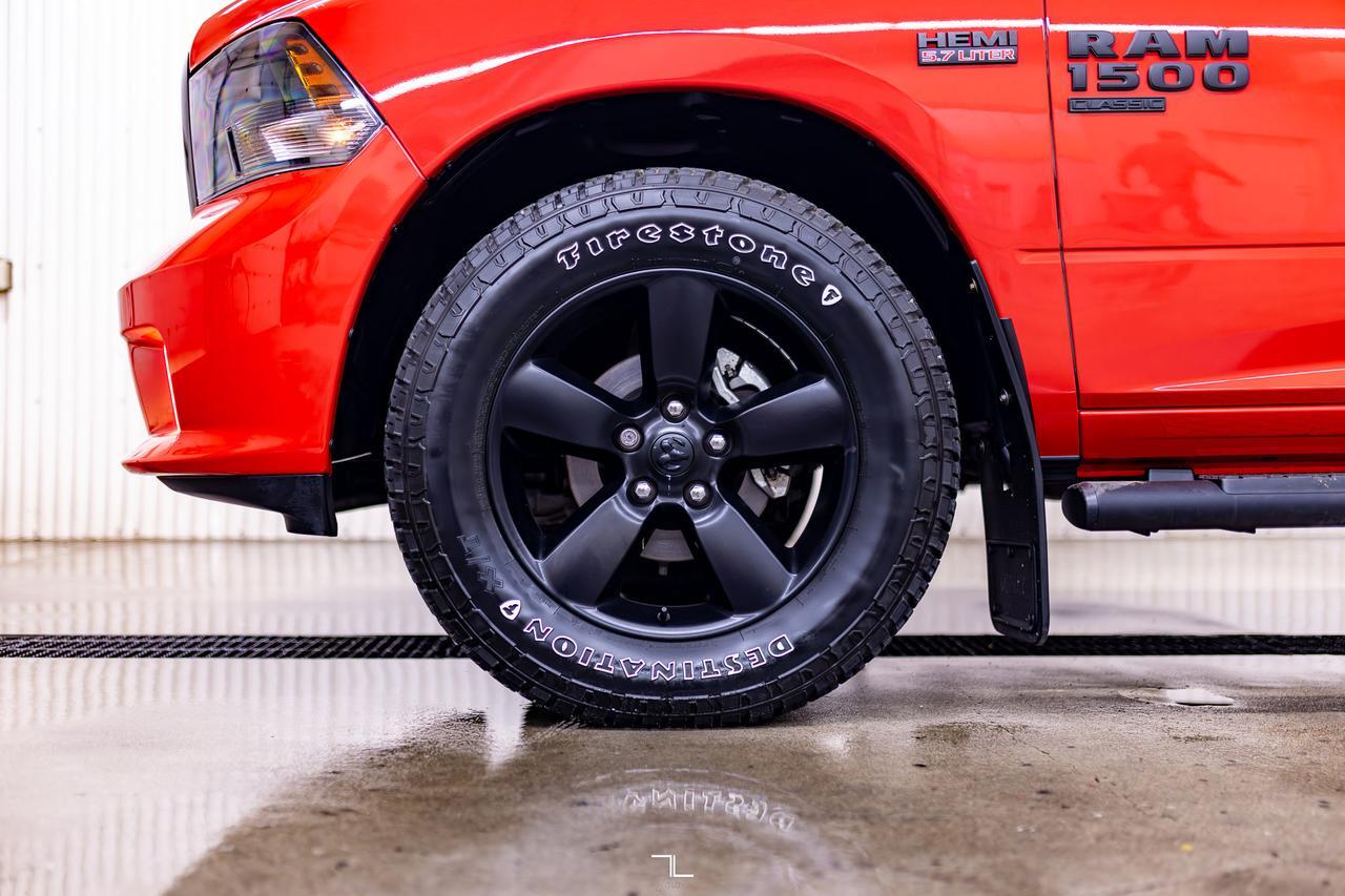 2021 Ram 1500 Classic 4x4 Crew Cab Express Night Edition PSeat BCam Red Deer AB