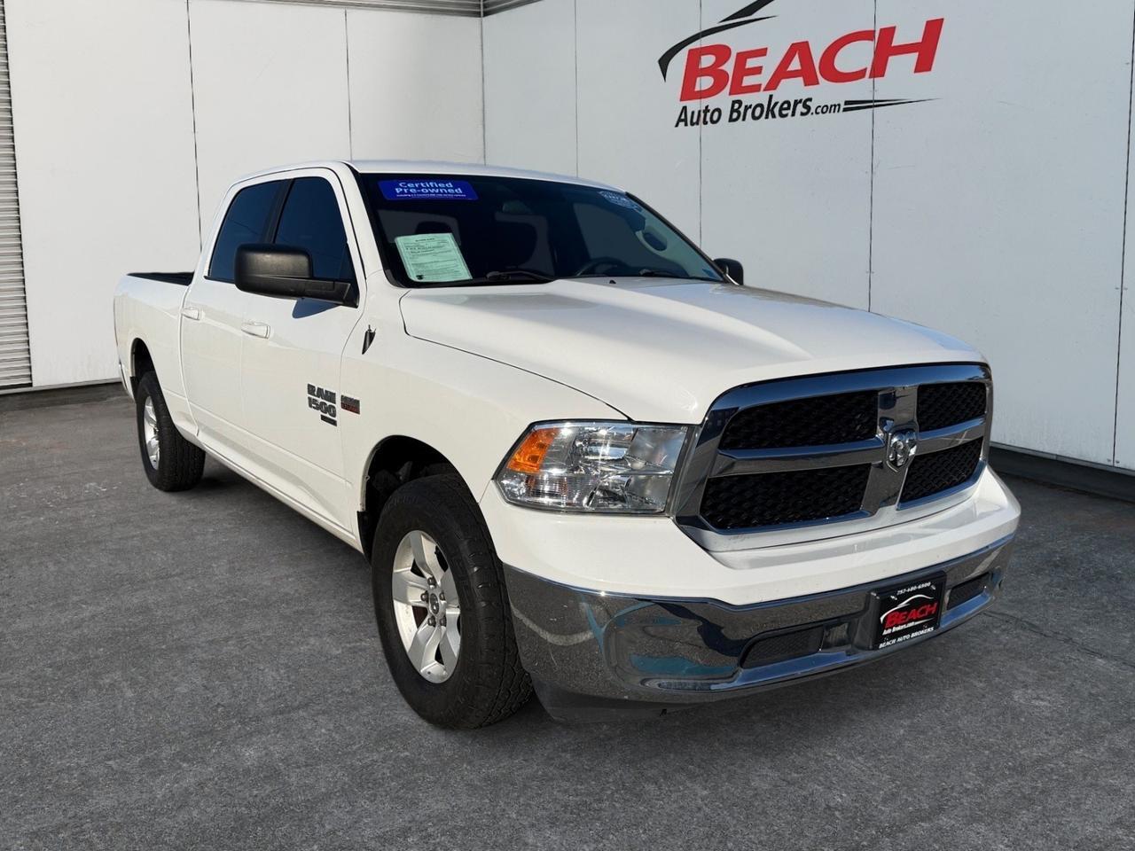 2021 Ram 1500 Classic SLT, BLUETOOTH, BACKUP CAMERA, POWER AND HEATED MIRRORS, KEYLESS ENTRY, ALL WEATHER FLOOR MATS, TAILGATE STEP, BED LINER, THIS RAM CLASSIC IS READY TO BE PUT TO WORK!