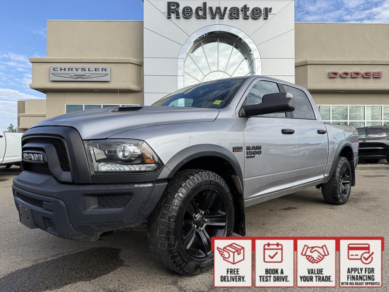 2021 Ram 1500 Classic Warlock Crew Cab 4x4 | HEMI V8 | 20IN Black Wheels | Heated Front Seats | Remote Start | Backup Cam