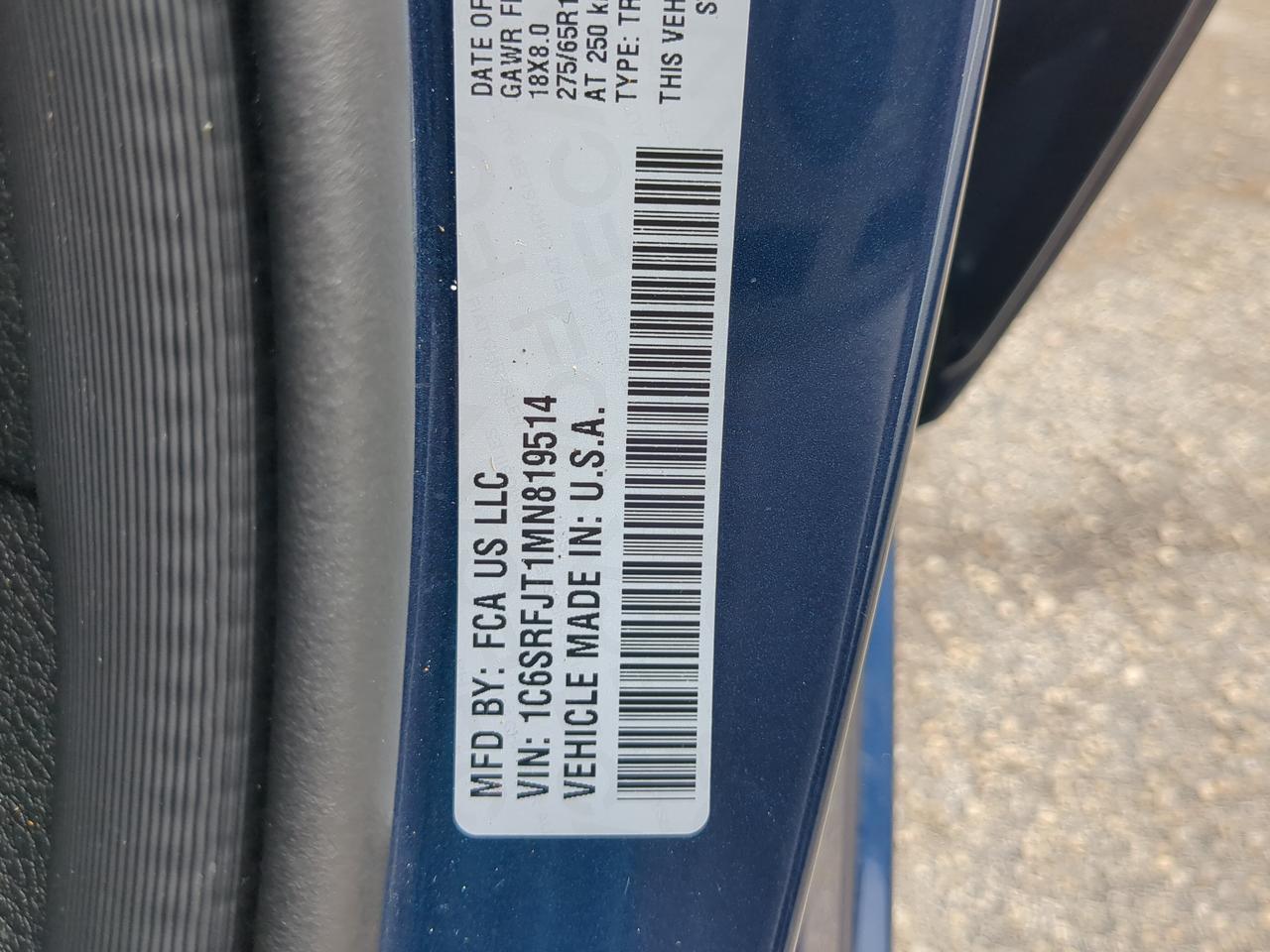 2021 Ram 1500 Laramie Winder GA