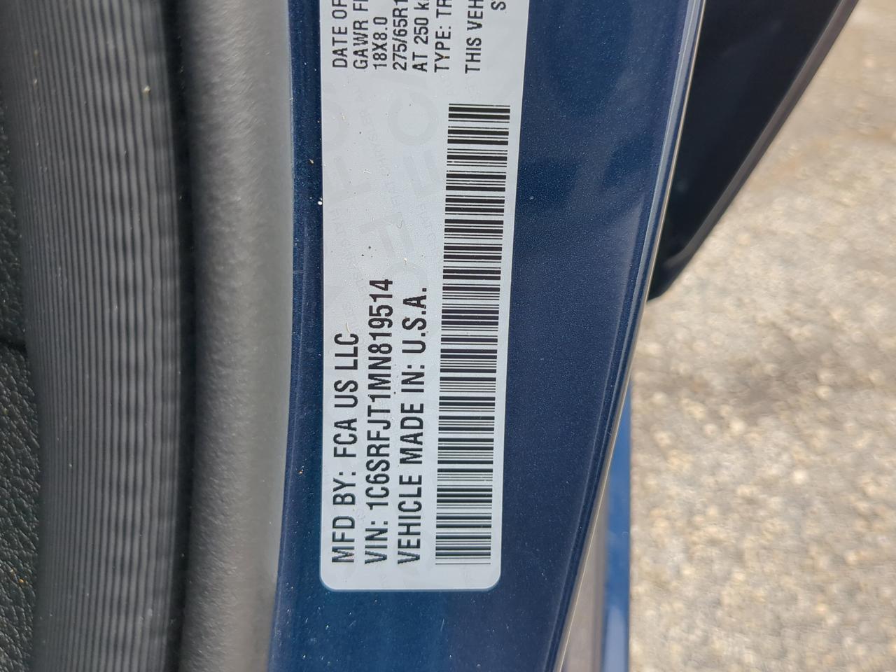 2021 Ram 1500 Laramie Winder GA