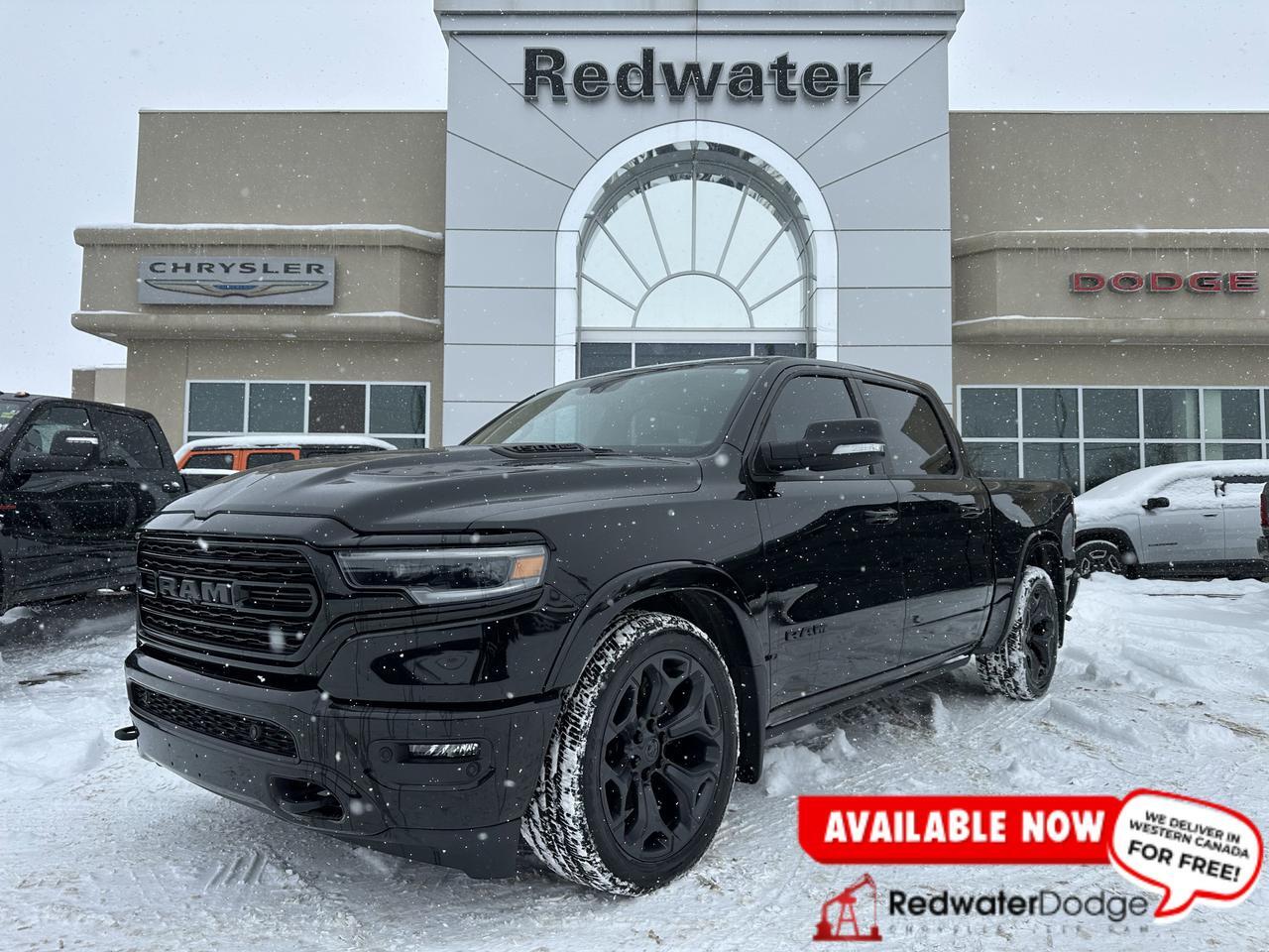 2021 Ram 1500 Limited | Night Edition | Tech Pkg | 4 Corner Air Ride | Pano Roof | 360 Camera | Harman Kardon