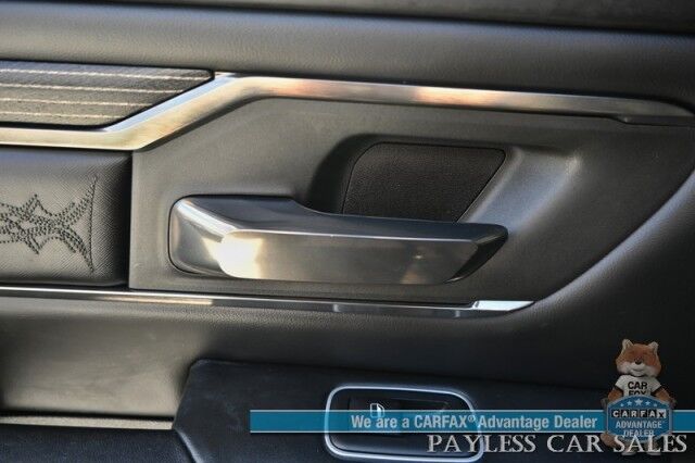 2021 Ram 1500 Limited / 4X4 / Technology & Level 1 Pkg / Night Edition / Auto Start / Heated & Cooled Leather Seats / Heated Steering / NAV / Panoramic / HUD / Harman Kardon / Tonneau Cover / Bed Liner / Tow Pkg / 1-Owner Anchorage AK